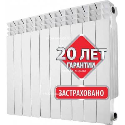 Биметаллический радиатор отопления Prom 500/80 4 секций би-мет.