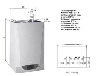 Настенный газовый котел Baxi NUVOLA-3 Comfort 280 Fi