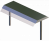 Настольная полка Optima Shelf 113/W козырек